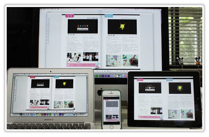 PCと各端末の画像